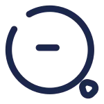 Rounded Magnifer Zoom Out SVG Icon